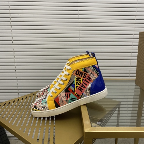 Replica Christian Louboutin High Top Shoes For Women #1043925 $98.00 USD for Wholesale