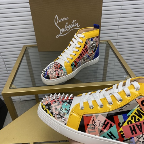 Replica Christian Louboutin High Top Shoes For Women #1043925 $98.00 USD for Wholesale