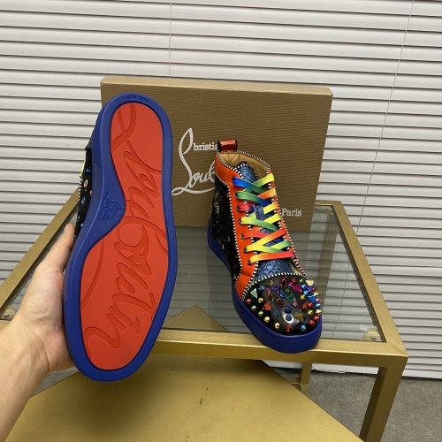 Replica Christian Louboutin High Top Shoes For Men #1043930 $100.00 USD for Wholesale