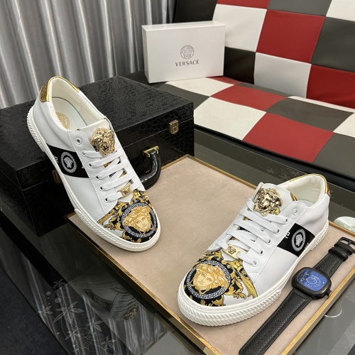 Replica Versace Casual Shoes For Men #1043983 $72.00 USD for Wholesale