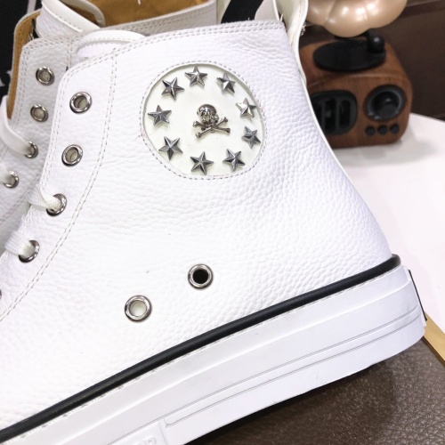 Replica Philipp Plein PP High Tops Shoes For Men #1043997 $98.00 USD for Wholesale