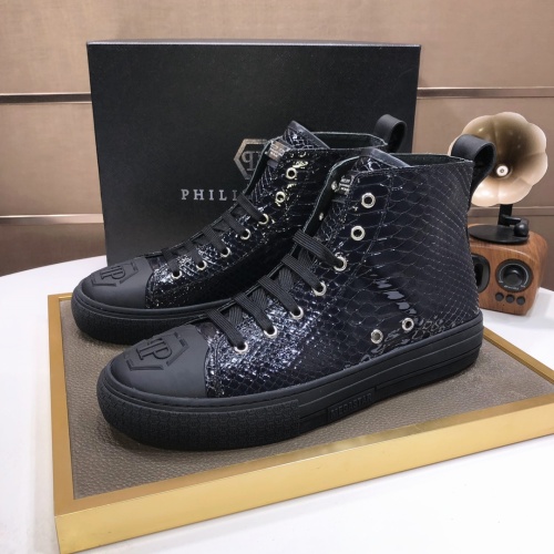 $98.00 USD Philipp Plein PP High Tops Shoes For Men #1044009