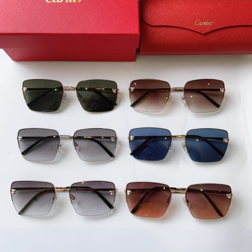 Replica Cartier AAA Quality Sunglassess #1044033 $52.00 USD for Wholesale