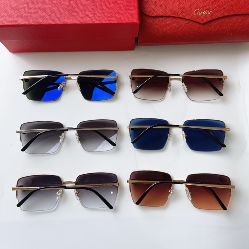 Replica Cartier AAA Quality Sunglassess #1044037 $52.00 USD for Wholesale