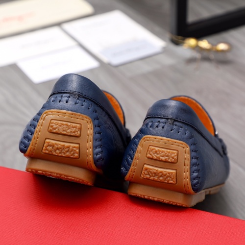Replica Salvatore Ferragamo Leather Shoes For Men #1044118 $68.00 USD for Wholesale