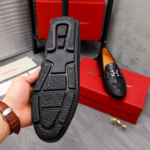 Replica Salvatore Ferragamo Leather Shoes For Men #1044119 $68.00 USD for Wholesale
