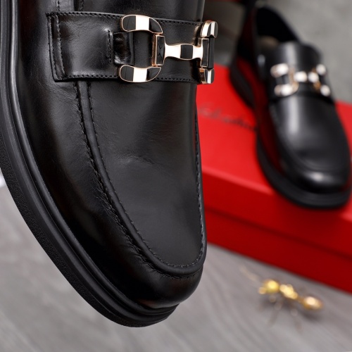 Replica Salvatore Ferragamo Leather Shoes For Men #1044135 $88.00 USD for Wholesale