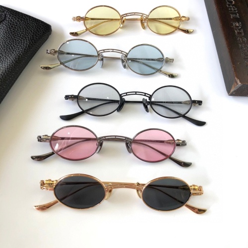 Replica Chrome Hearts AAA Quality Sunglasses #1044144 $60.00 USD for Wholesale
