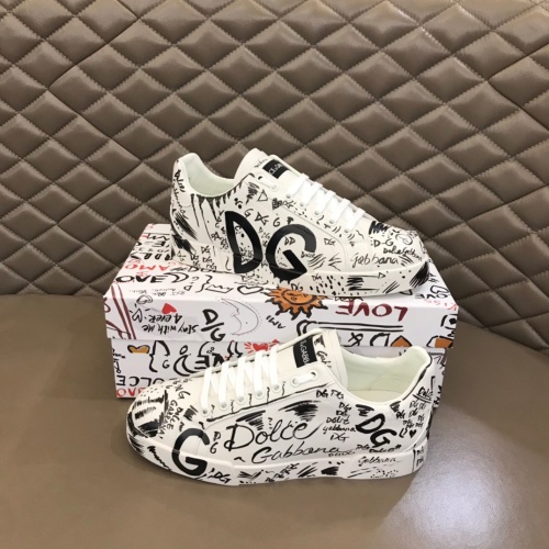Replica Dolce & Gabbana D&G Casual Shoes For Men #1044156 $85.00 USD for Wholesale