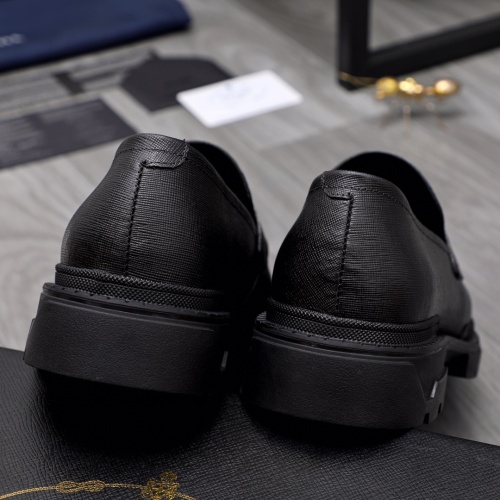 Replica Prada Leather Shoes For Men #1044169 $85.00 USD for Wholesale