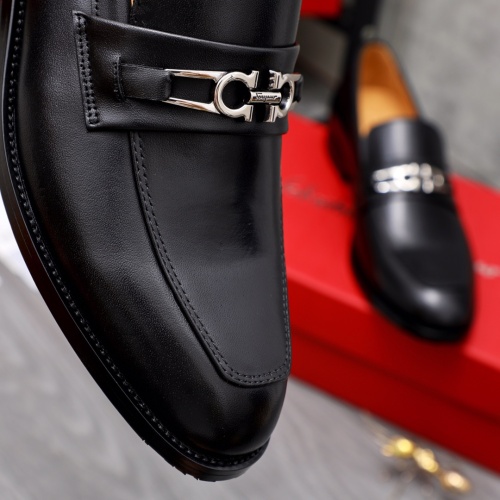 Replica Salvatore Ferragamo Leather Shoes For Men #1044188 $82.00 USD for Wholesale