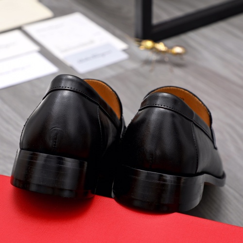 Replica Salvatore Ferragamo Leather Shoes For Men #1044188 $82.00 USD for Wholesale