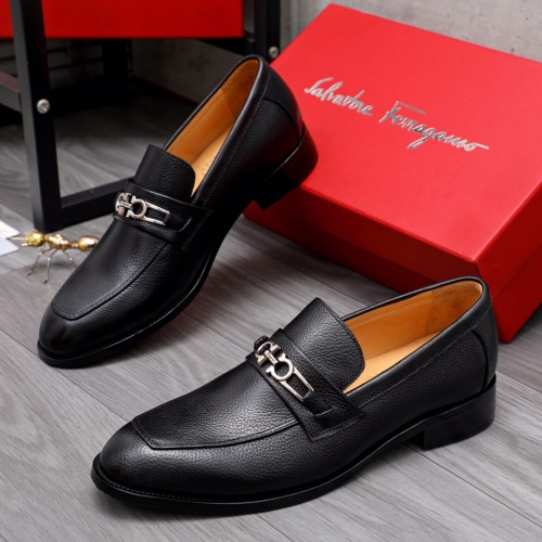 Salvatore Ferragamo Leather Shoes For Men #1044189 $82.00 USD, Wholesale Replica Salvatore Ferragamo Leather Shoes