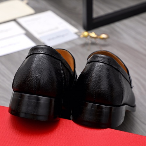 Replica Salvatore Ferragamo Leather Shoes For Men #1044189 $82.00 USD for Wholesale