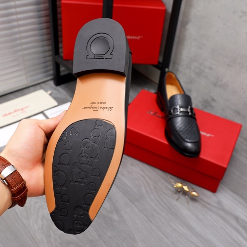 Replica Salvatore Ferragamo Leather Shoes For Men #1044194 $82.00 USD for Wholesale