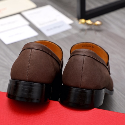 Replica Salvatore Ferragamo Leather Shoes For Men #1044199 $82.00 USD for Wholesale