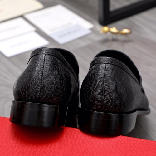 Replica Salvatore Ferragamo Leather Shoes For Men #1044204 $82.00 USD for Wholesale