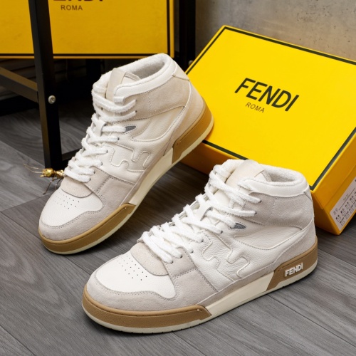 Fendi High Tops Casual Shoes For Men #1044228