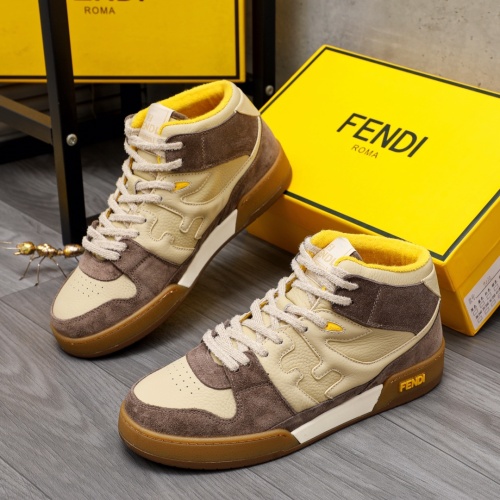 Fendi High Tops Casual Shoes For Men #1044230