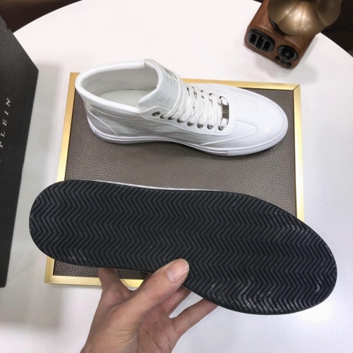 Replica Philipp Plein PP High Tops Shoes For Men #1044299 $88.00 USD for Wholesale
