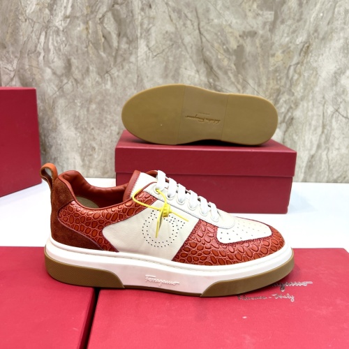 Replica Salvatore Ferragamo Casual Shoes For Men #1044362 $128.00 USD for Wholesale