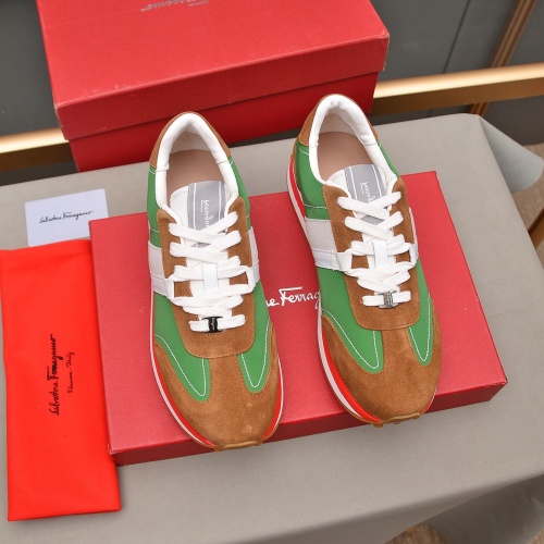 Replica Salvatore Ferragamo Casual Shoes For Men #1044417 $125.00 USD for Wholesale