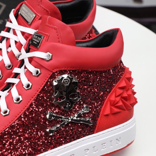 Replica Philipp Plein PP High Tops Shoes For Men #1044630 $80.00 USD for Wholesale