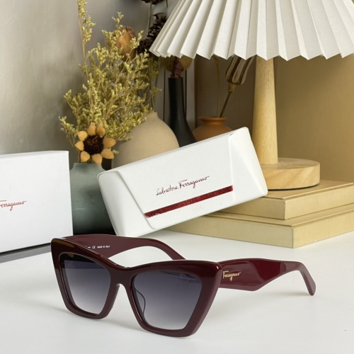 Salvatore Ferragamo AAA Quality Sunglasses #1044796