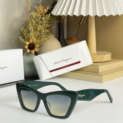 Salvatore Ferragamo AAA Quality Sunglasses #1044797 $60.00 USD, Wholesale Replica Salvatore Ferragamo AAA Quality Sunglasses