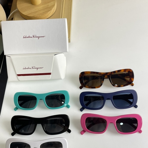Replica Salvatore Ferragamo AAA Quality Sunglasses #1044799 $60.00 USD for Wholesale