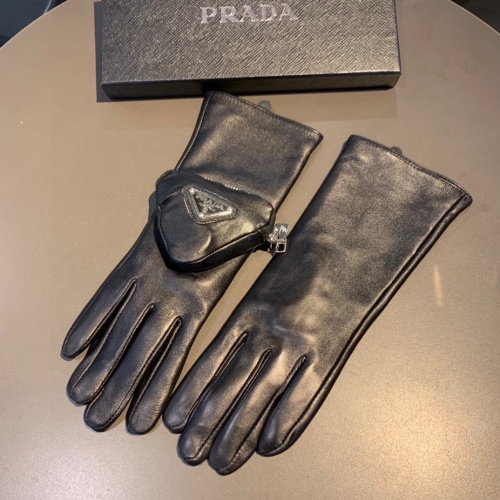 Replica Prada Gloves For Women #1044888 $56.00 USD for Wholesale