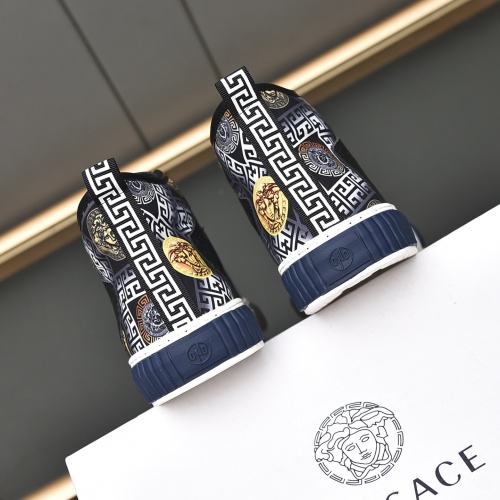 Replica Versace High Tops Shoes For Men #1044999 $82.00 USD for Wholesale