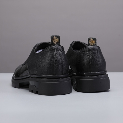 Replica Versace Leather Shoes For Men #1045095 $82.00 USD for Wholesale