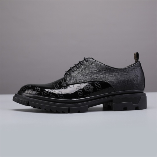 Replica Versace Leather Shoes For Men #1045095 $82.00 USD for Wholesale