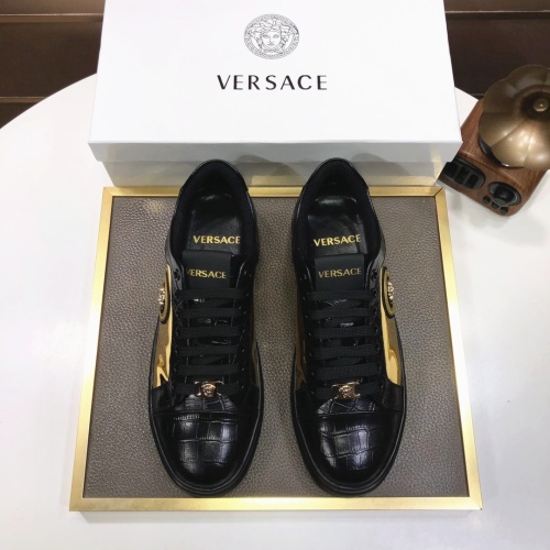 Replica Versace Casual Shoes For Men #1045101 $80.00 USD for Wholesale