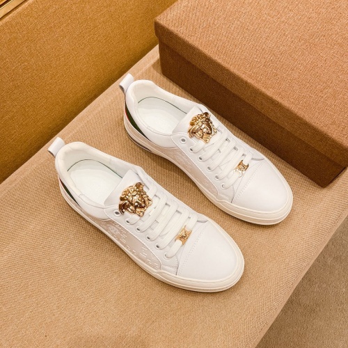 Replica Versace Casual Shoes For Men #1045238 $72.00 USD for Wholesale