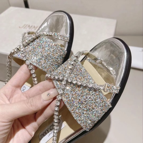 Replica Jimmy Choo Slippers For Women #1045296 $102.00 USD for Wholesale