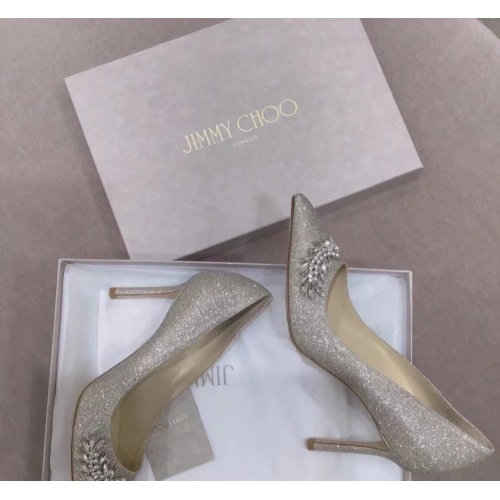 Replica Jimmy Choo High-Heeled Shoes For Women #1045315 $102.00 USD for Wholesale