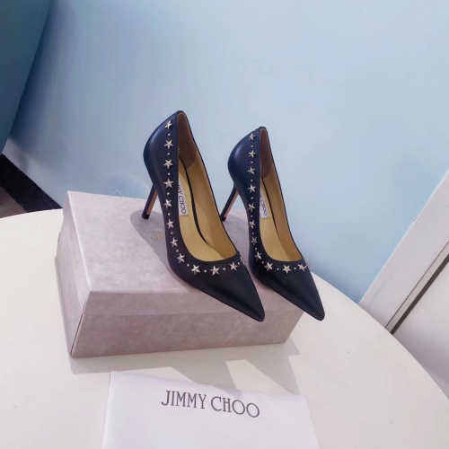 Replica Jimmy Choo High-Heeled Shoes For Women #1045316 $102.00 USD for Wholesale