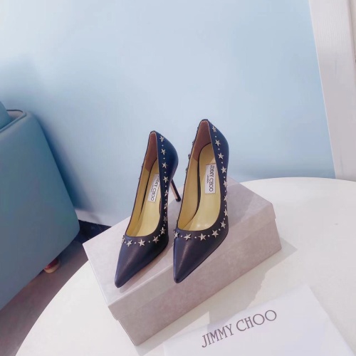 Replica Jimmy Choo High-Heeled Shoes For Women #1045316 $102.00 USD for Wholesale