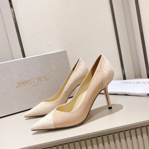 Jimmy Choo High-Heeled Shoes For Women #1045317 $100.00 USD, Wholesale Replica Jimmy Choo High-Heeled Shoes