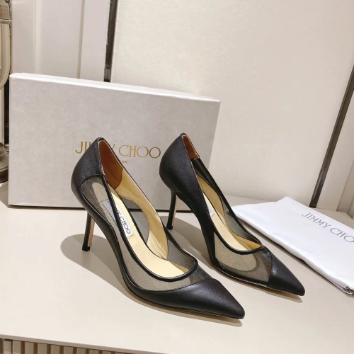 Jimmy Choo High-Heeled Shoes For Women #1045318 $100.00 USD, Wholesale Replica Jimmy Choo High-Heeled Shoes