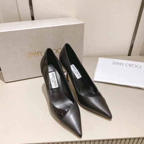 Jimmy Choo High-Heeled Shoes For Women #1045319 $100.00 USD, Wholesale Replica Jimmy Choo High-Heeled Shoes