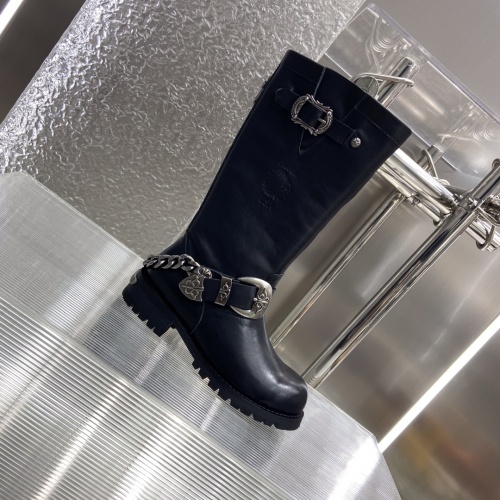 Replica Chrome Hearts Boots For Women #1045415 $182.00 USD for Wholesale