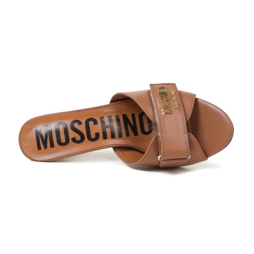 Replica Moschino Slippers For Women #1045419 $88.00 USD for Wholesale
