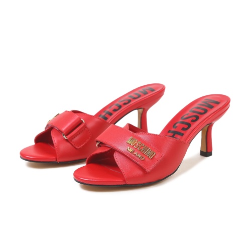 Moschino Slippers For Women #1045420 $88.00 USD, Wholesale Replica Moschino Slippers
