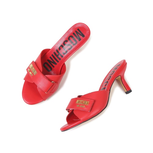 Replica Moschino Slippers For Women #1045420 $88.00 USD for Wholesale