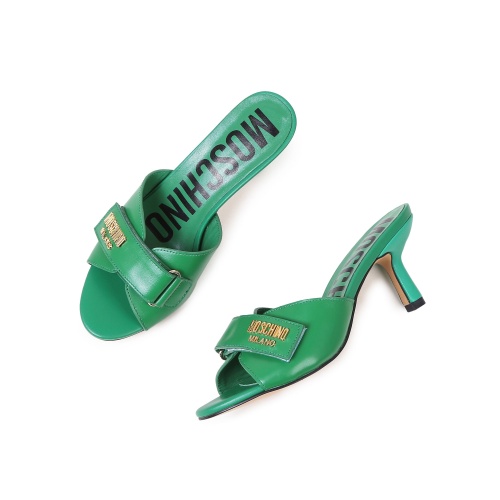 Replica Moschino Slippers For Women #1045421 $88.00 USD for Wholesale