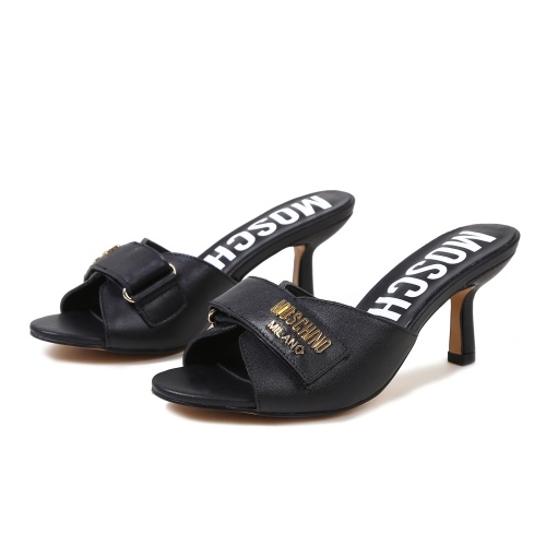 Moschino Slippers For Women #1045422 $88.00 USD, Wholesale Replica Moschino Slippers