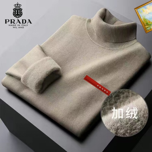 Prada Sweater Long Sleeved For Men #1045687 $48.00 USD, Wholesale Replica Prada Sweater